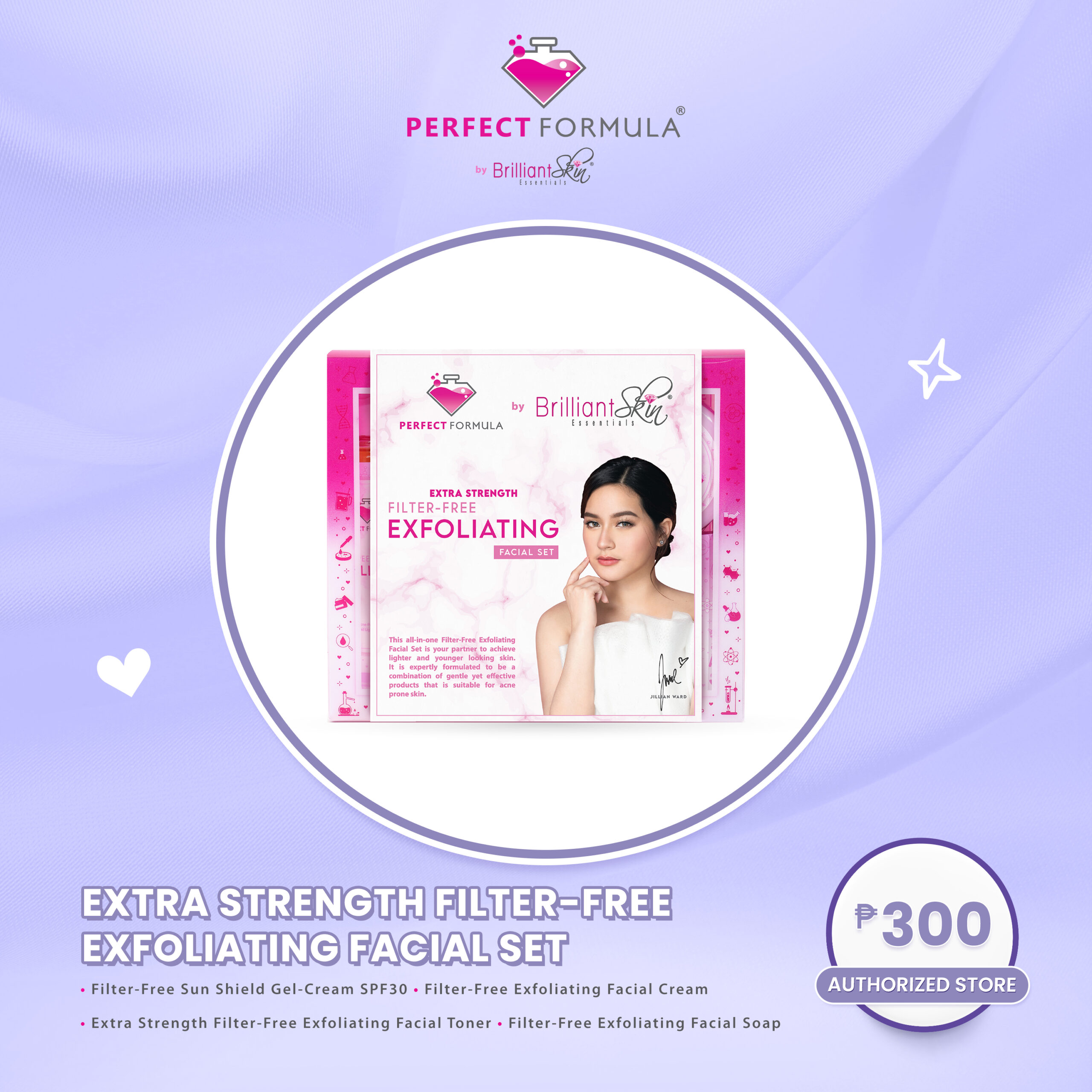 Perfect Formula - Extra-Strength Filter-Free Exfoliating Facial Set