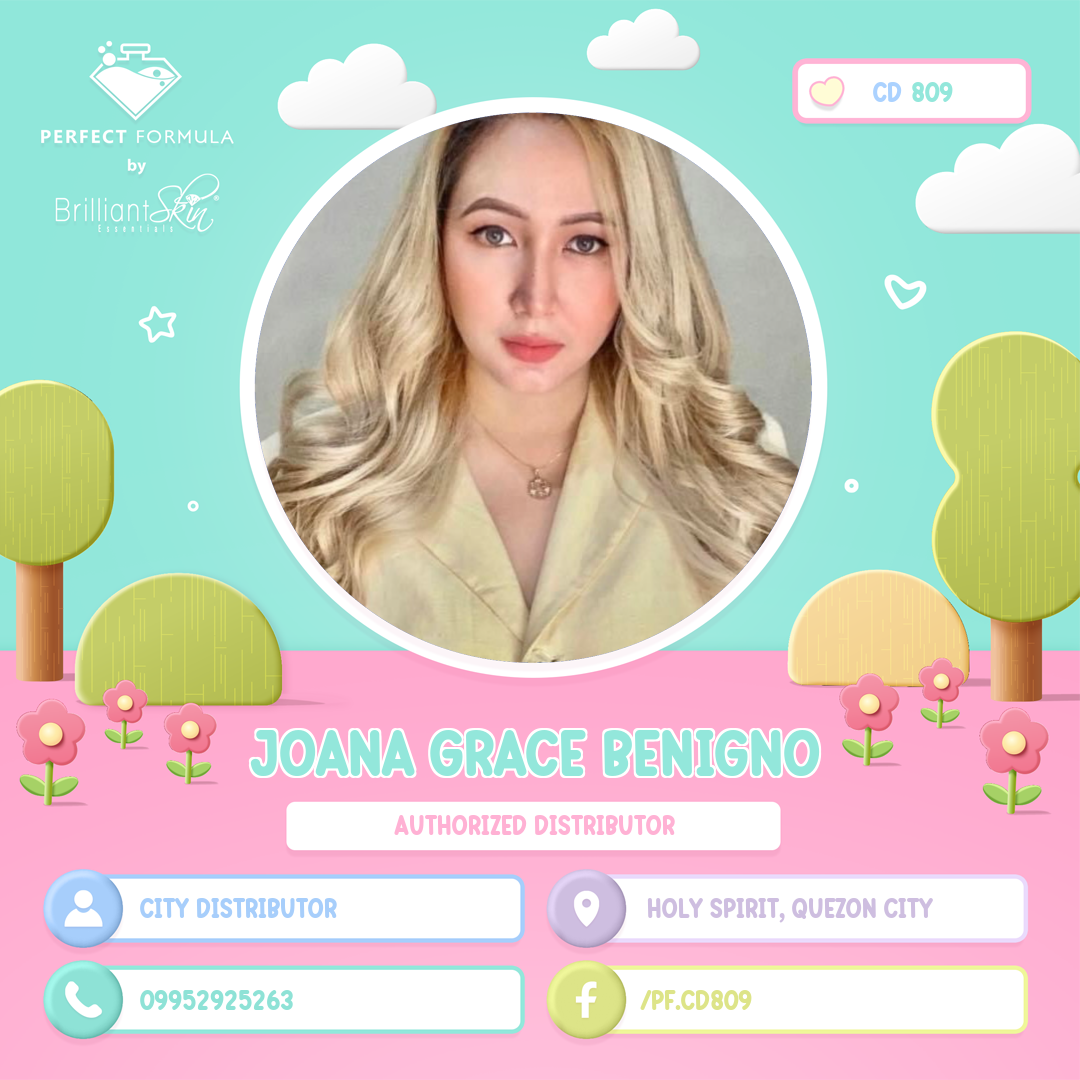 Perfect Formula Triple J’s Glamorous by Joana Grace Benigno